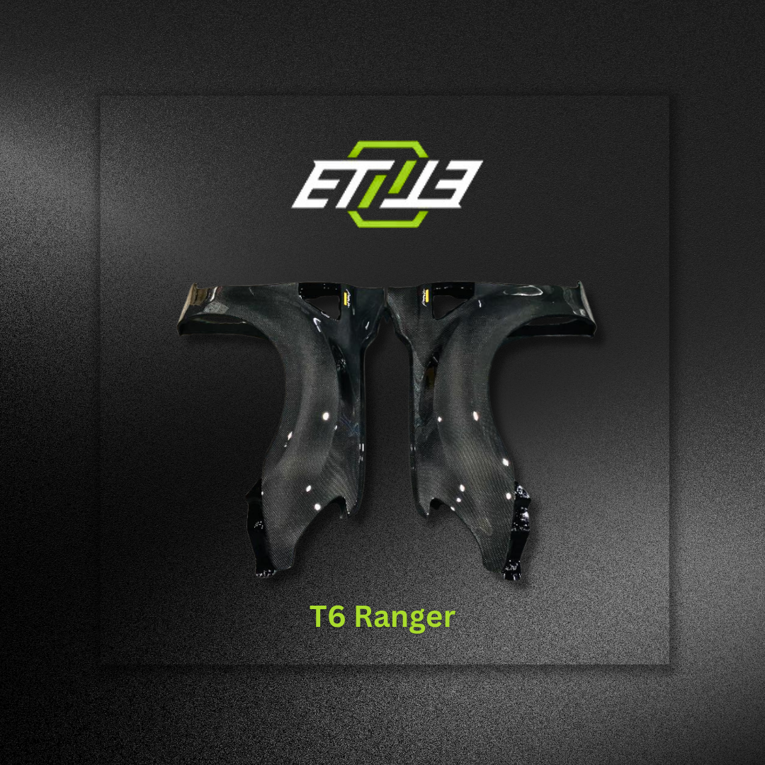 T6 Ford Ranger Dry Carbon Fenders