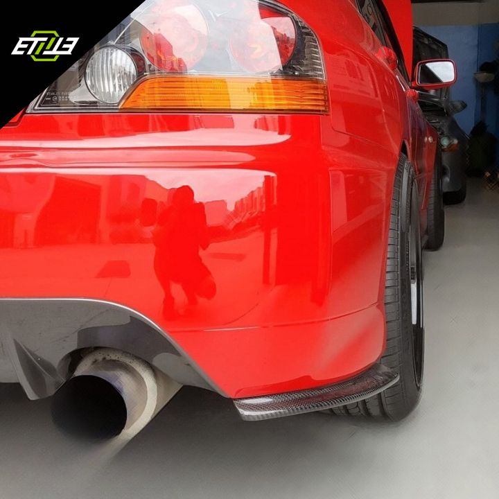 ETi Mitsubishi Evo 9 JDM Rear Bumper Extensions