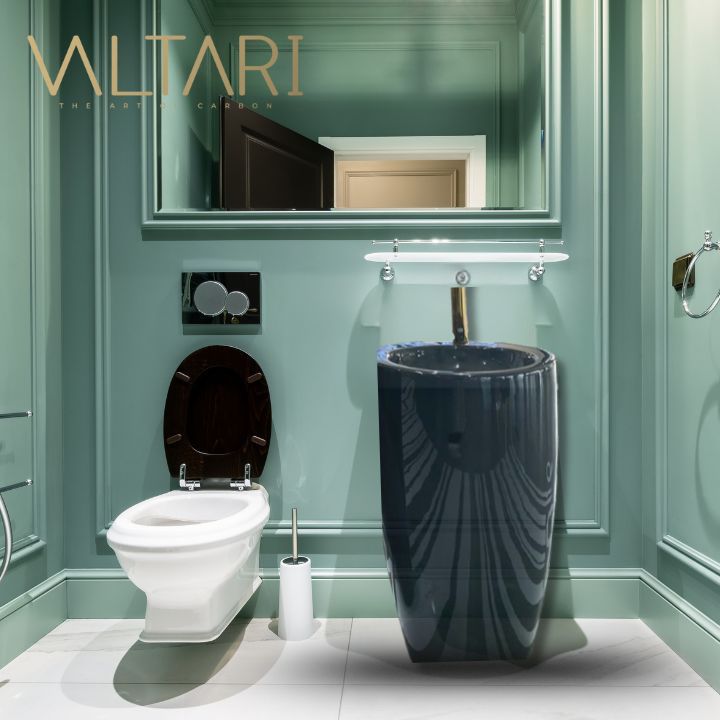 Cascade – Tall Carbon Fiber Sink