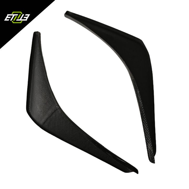 ETi Mitsubishi Evo 8 OEM-Style Carbon Fiber Front Bumper Canards