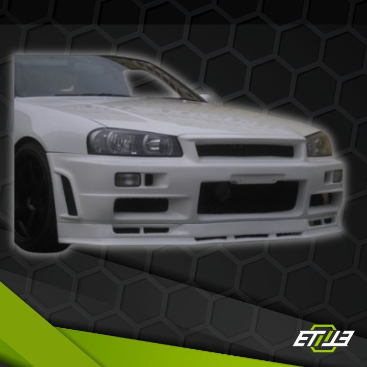 R34 GTT Z-Tune Front Bumper / Skyline R34 GTT 2D 4D GTR-Style Front Bumper