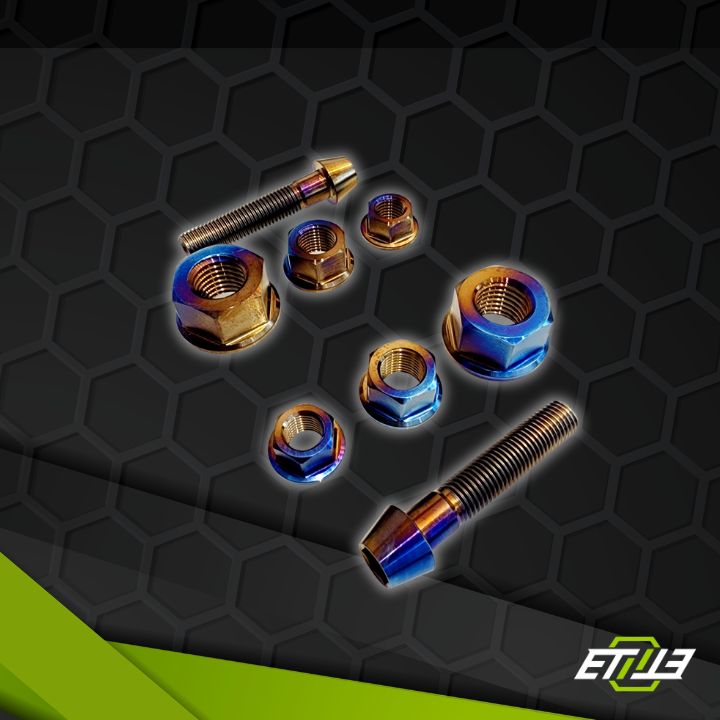 ETi RX-7 Titanium Pulley Hardware