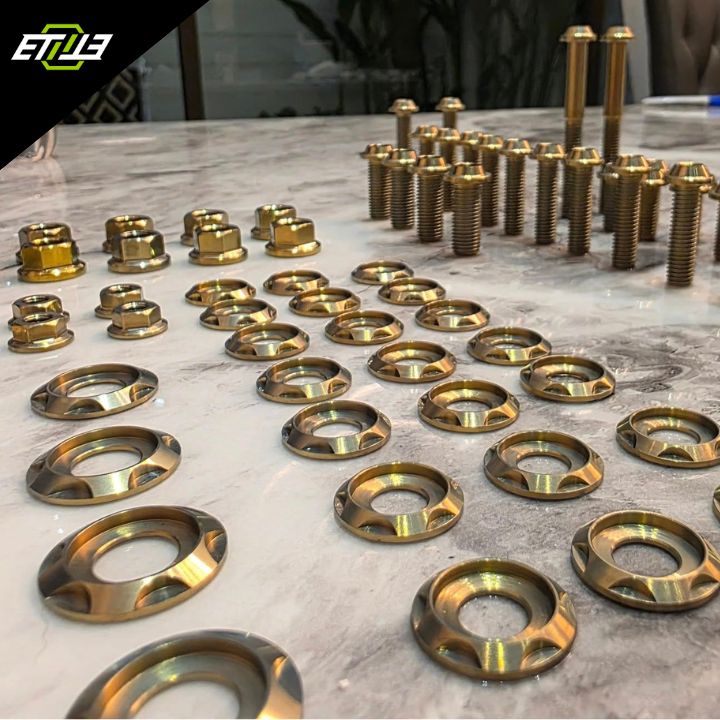 Titanium Step Gasket Washer