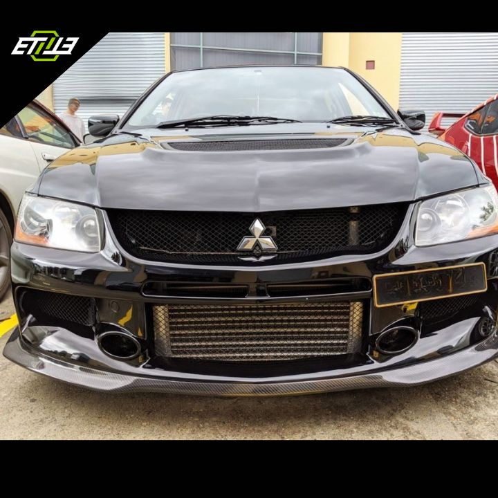 ETi Mitsubishi Evo 8/9 Ralli-Style Carbon Fiber Front Lip
