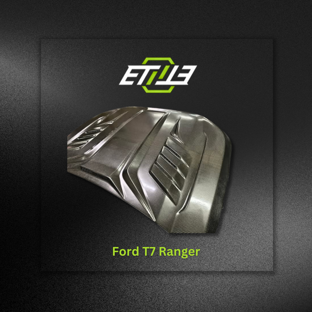 ETi T7 Ford Ranger Vented Carbon Fiber Hood