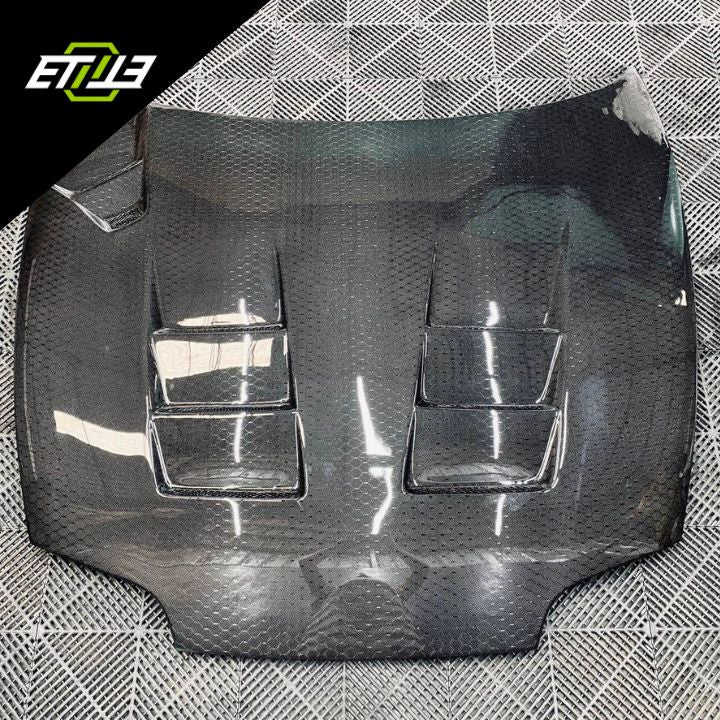 Toyota Supra CF/DryCarbon TS Style Hood