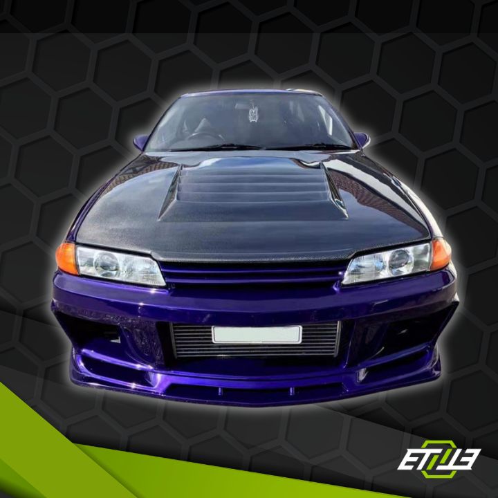 Skyline R32 GTR Nismo Style Carbon Fiber Vented Hood