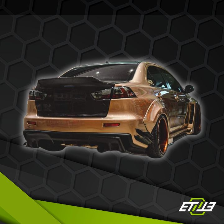Mitsubishi Lancer Evolution X Carbon Fiber Trunk with Duckbill