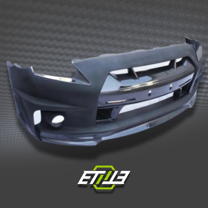 R35 GTR CBA DBA WA Style Front Bumper(with Side Vents, fog lamp hole)