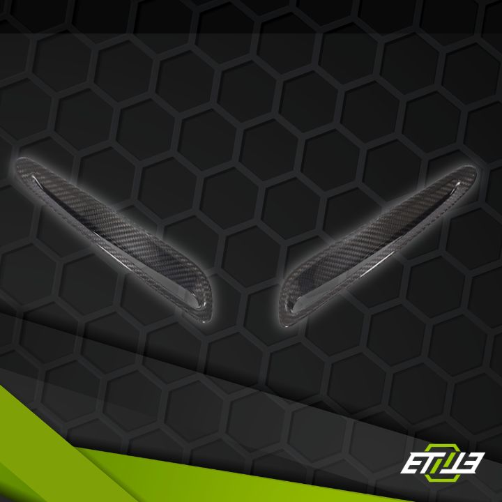 Toyota Supra A90 Carbon Fiber Hood Vent Scoop Covers