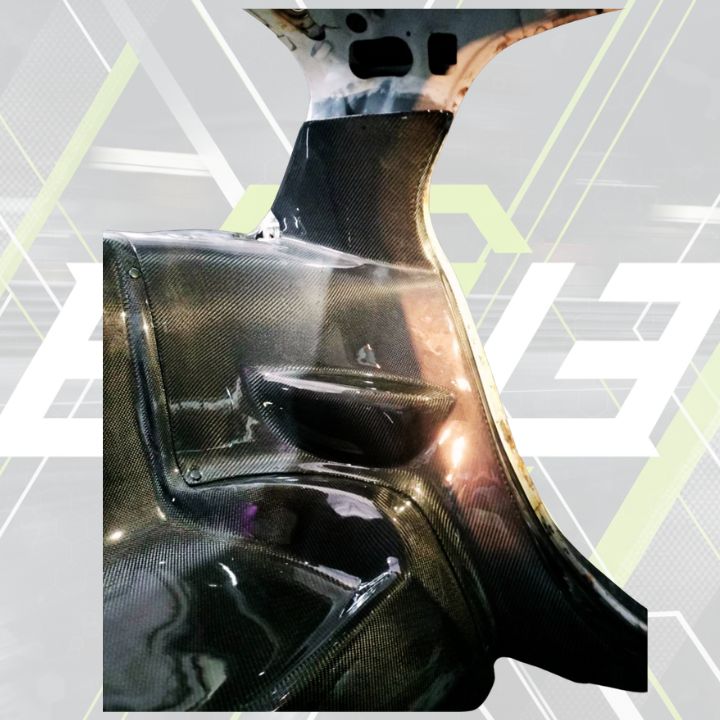 Dry Carbon Rear Seat & Bin Delete Kit – Mazda RX-7 FD3S (1992-2002)