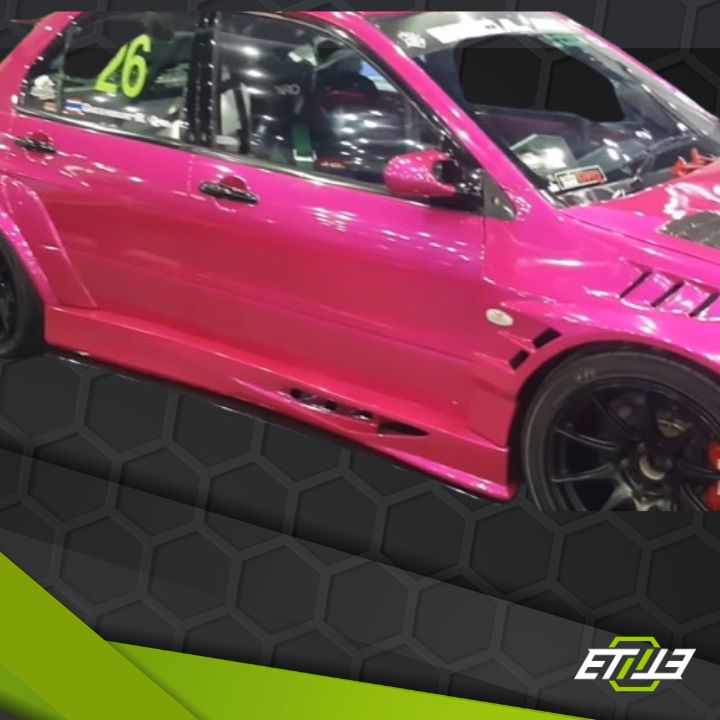 ETi Evo 8/9 Time Attack Voltex Side Skirt