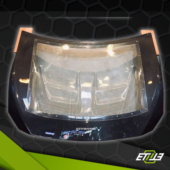 ETi GT86 Carbon Fiber X Clear Hybrid Hood