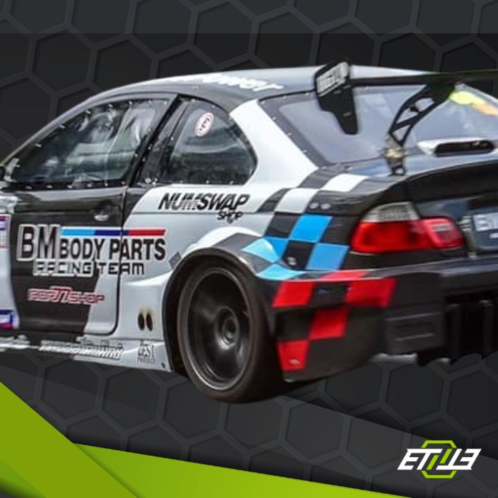 ETi BMW E46 Rear Fender – Carbon Fiber / Dry Carbon