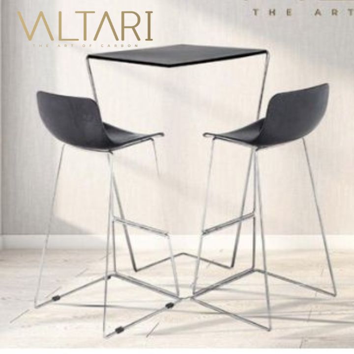 Duo – Carbon Fiber Set Bar Chair with Table