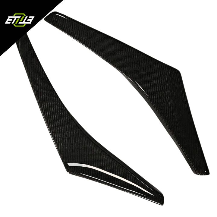ETi Mitsubishi Evo 8 OEM-Style Carbon Fiber Front Bumper Canards