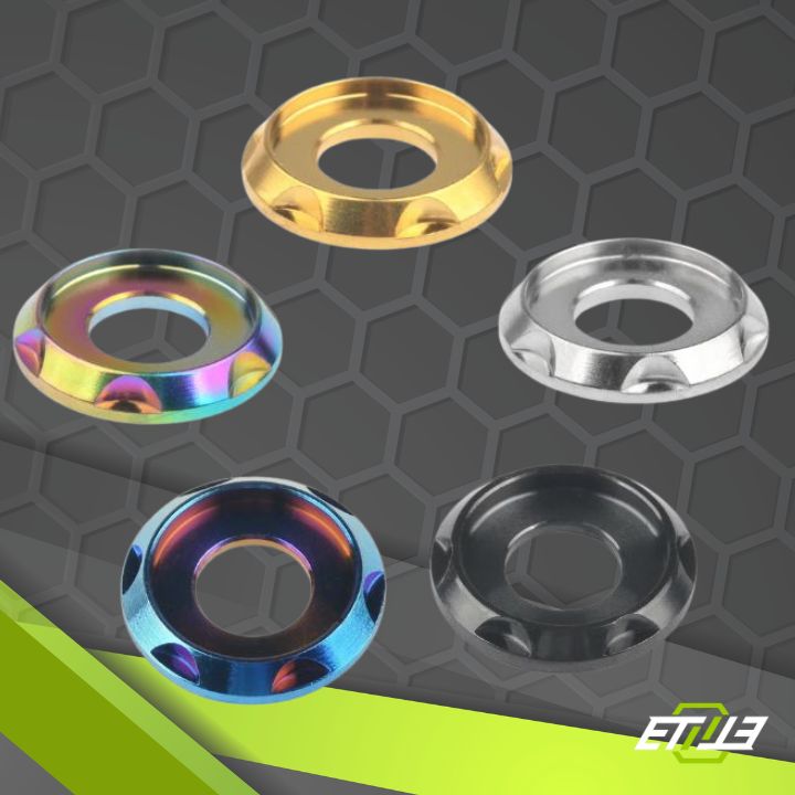Titanium Step Gasket Washer