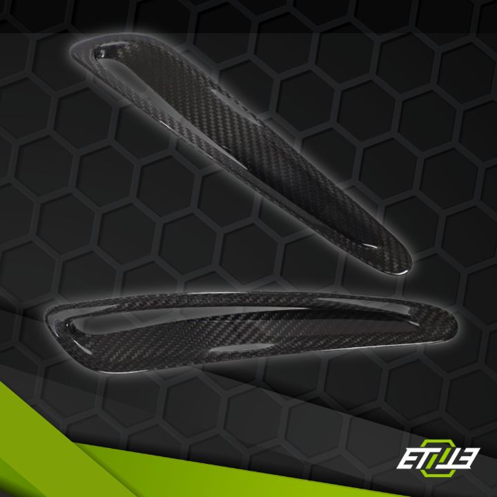 Toyota Supra A90 Carbon Fiber Hood Vent Scoop Covers