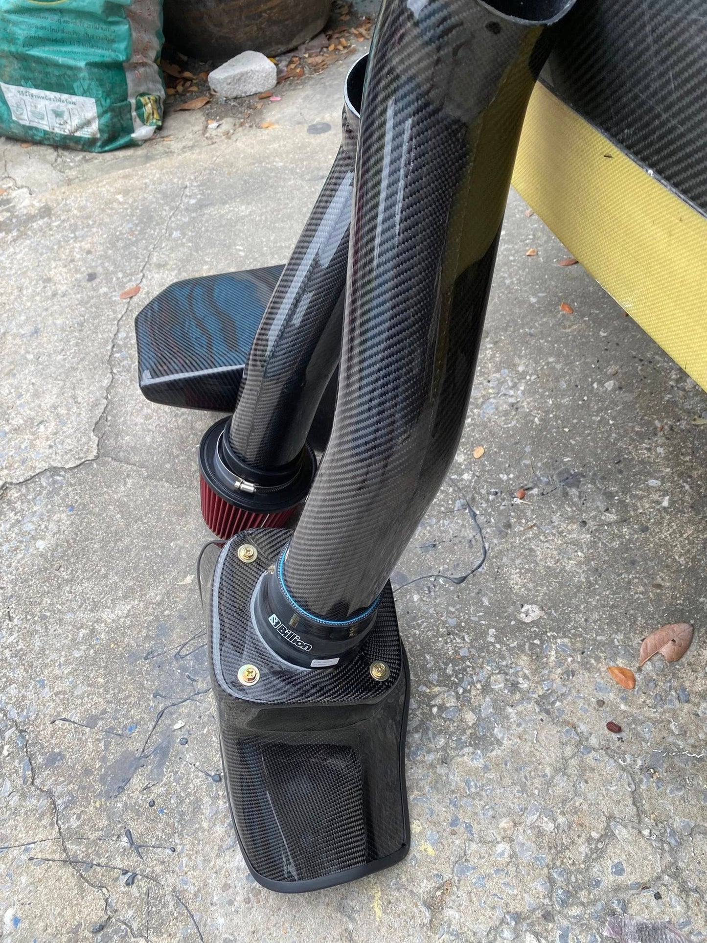 Honda Civic EK/EG Carbon Fiber Intake Pipe + Air Filter