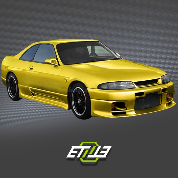 R33 Top Secret Side Skirts R33 GTS-T/GTS/ECR33/RB25DET