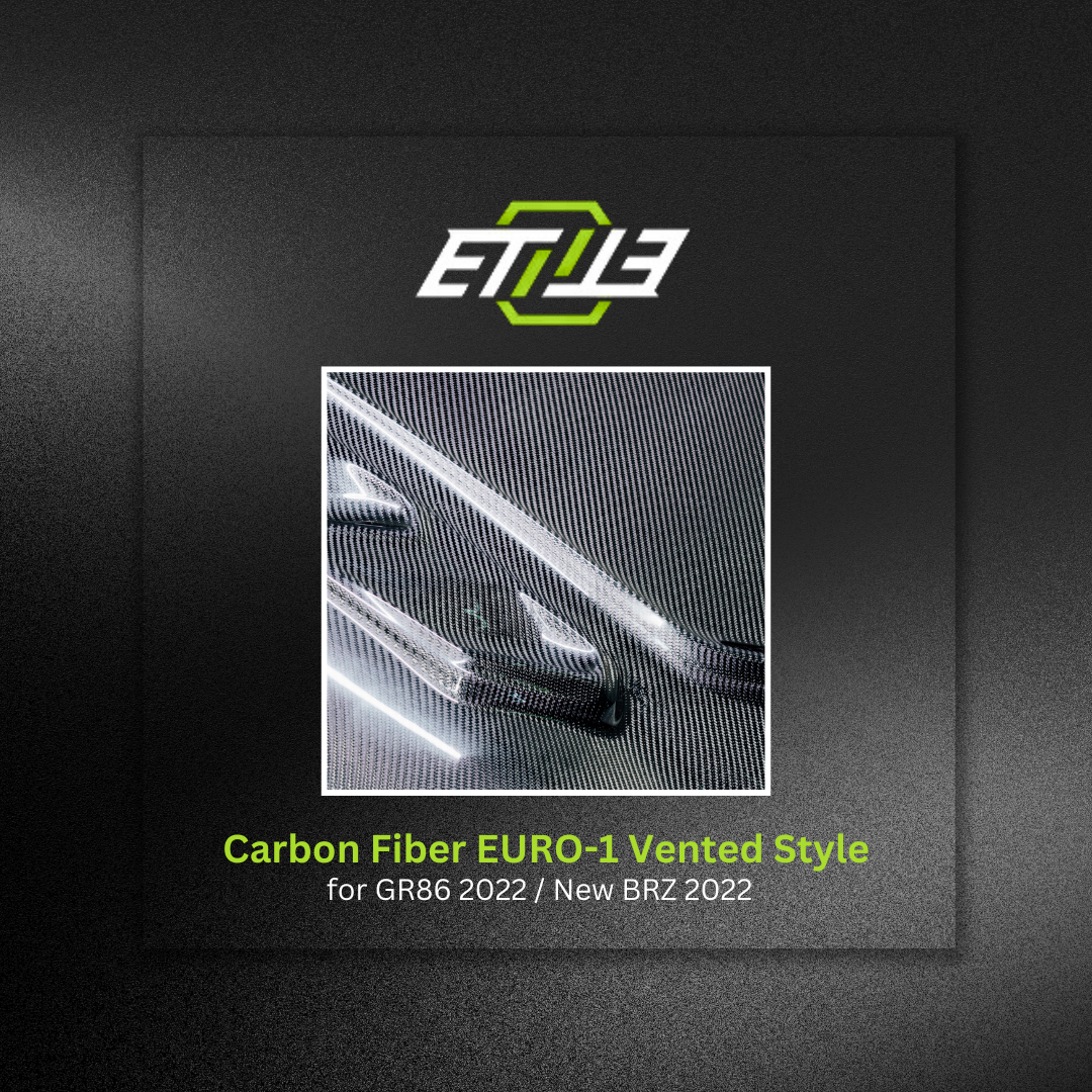 Toyota GR86 Carbon Fiber Euro 1 Vented Hood