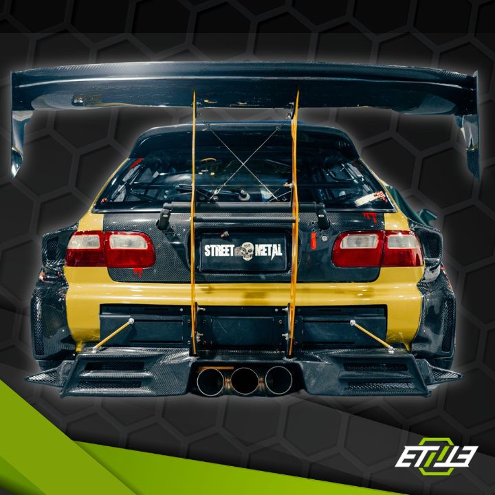 Honda Civic EG Carbon Fiber Wide Body Kit