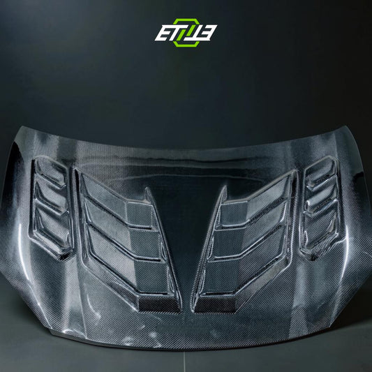 Toyota GR86 Carbon Fiber Lambo Euro Vented Hood | Elite Ti