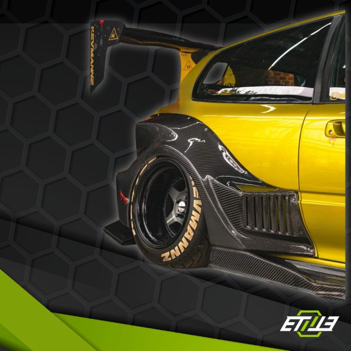 Honda Civic EG Carbon Fiber Wide Body Kit