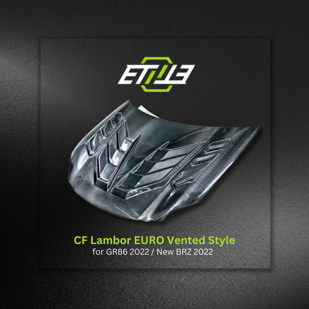 Toyota GR86 Carbon Fiber Lambor Euro Vented Hood