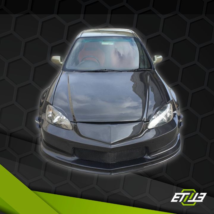 Honda Civic EK Drag Stance Carbon Fiber Wide Body Kit