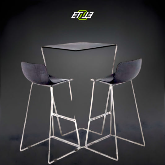 Duo – Carbon Fiber Set Bar Chair with Table