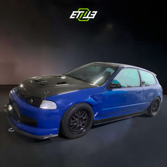 ETi Honda Civic EG Dry Carbon Fiber Drag Racing Body Kit