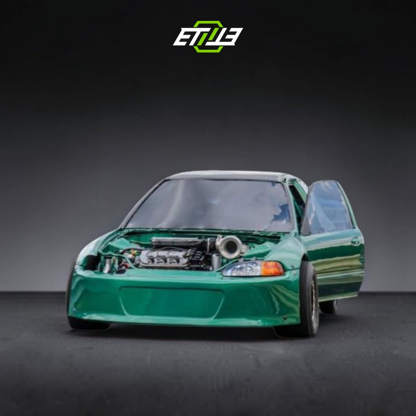 ETi Honda Civic EG Dry Carbon Fiber Drag Racing Bumper | Shopifydevstudio