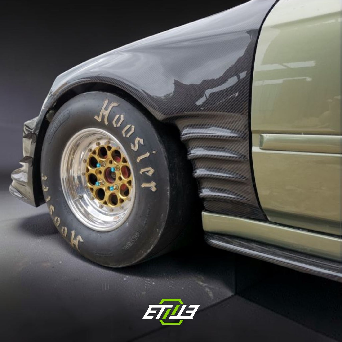 ETi Honda Civic EK 2/4-Door Wide Drag Stance Carbon Fiber Fenders | Shopifydevstudio