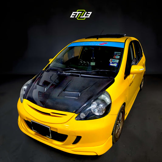 ETi Honda Jazz/Fit GD J's Racing Spec Carbon Fiber Hood