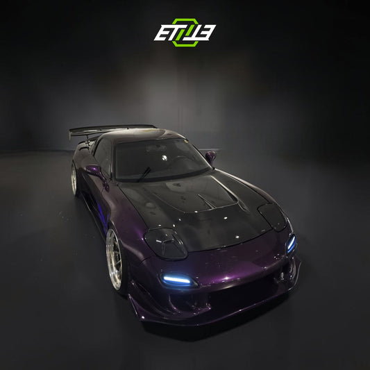 ETi Mazda RX-7 (FD3S) ETi Style Carbon Fiber Hood