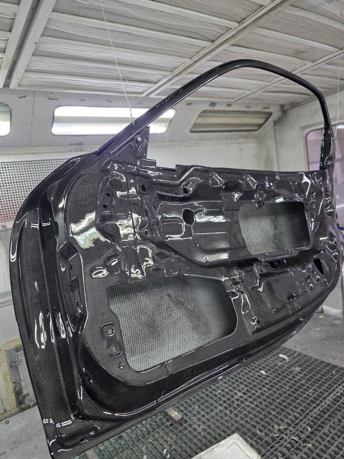 Mazda RX-7 FD3S carbon fiber door inner construction