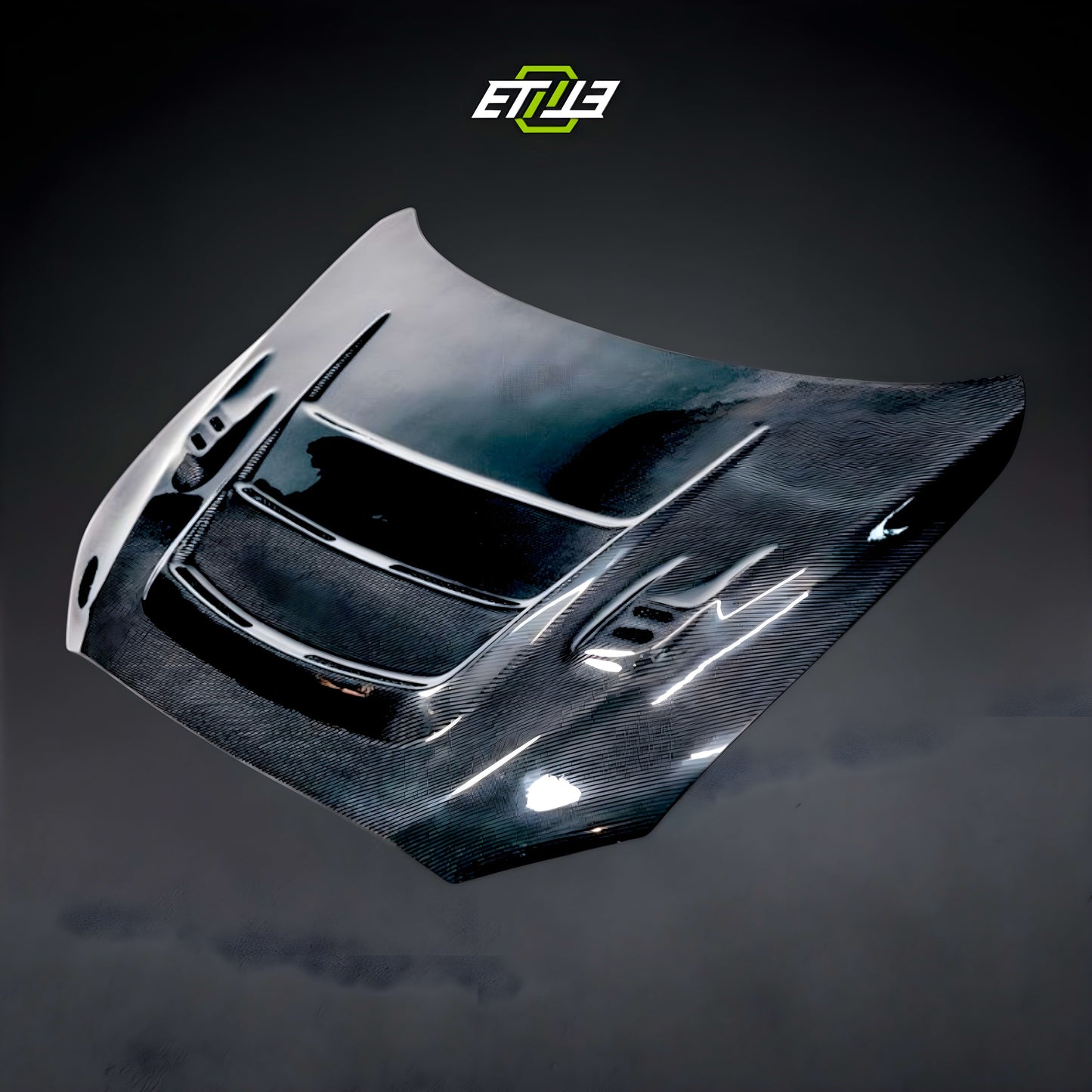 ETi Mitsubishi EVO X Mod X Vented Carbon Fiber Hood