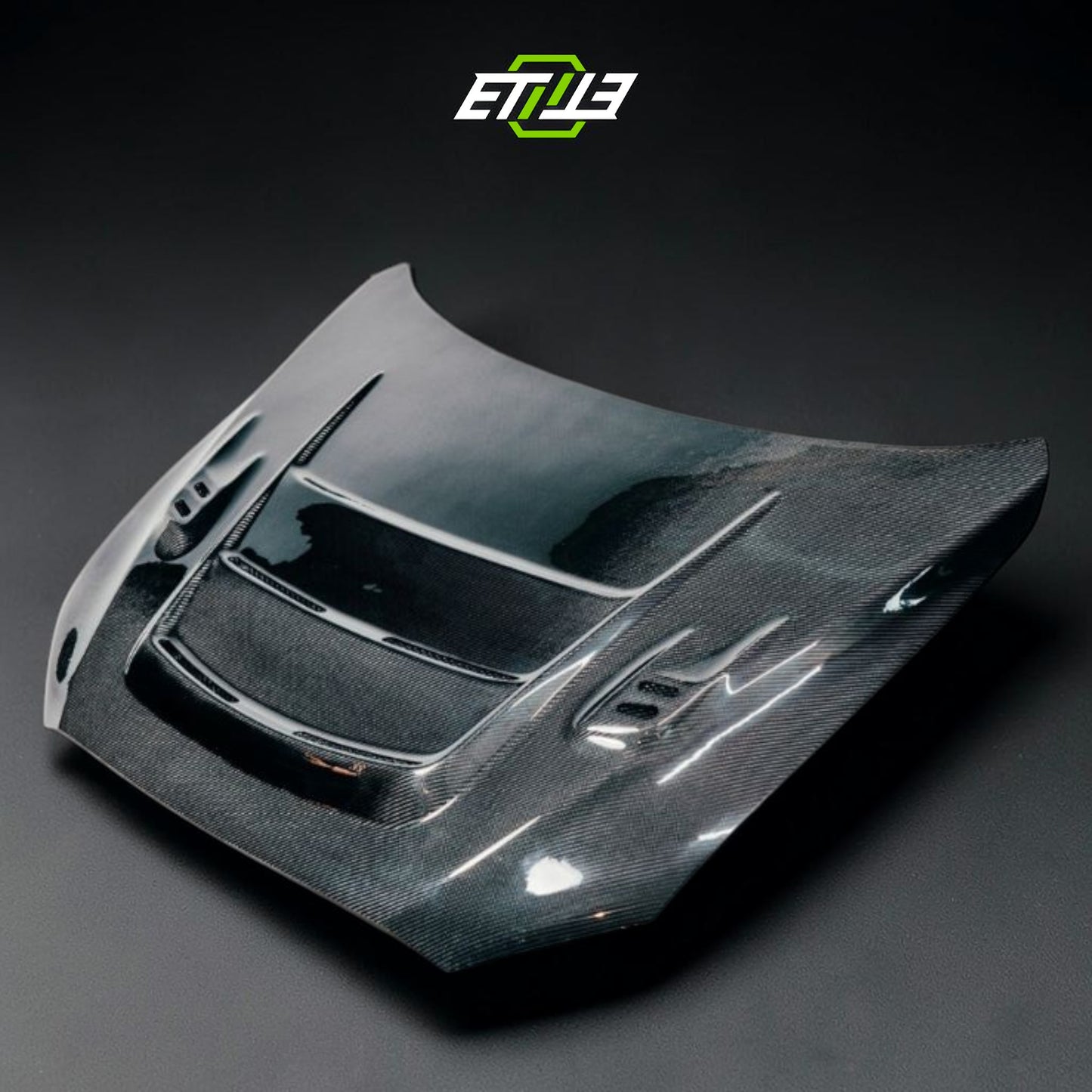 ETi Mitsubishi EVO X Charge Speed Carbon Fiber Hood | Shopifydevstudio