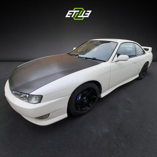 ETi NISSAN S14 MC ETi Carbon Fiber Hood | SKU: ETI-HN00067-CF | ID: 10658249212185 | Shopifydevstudio