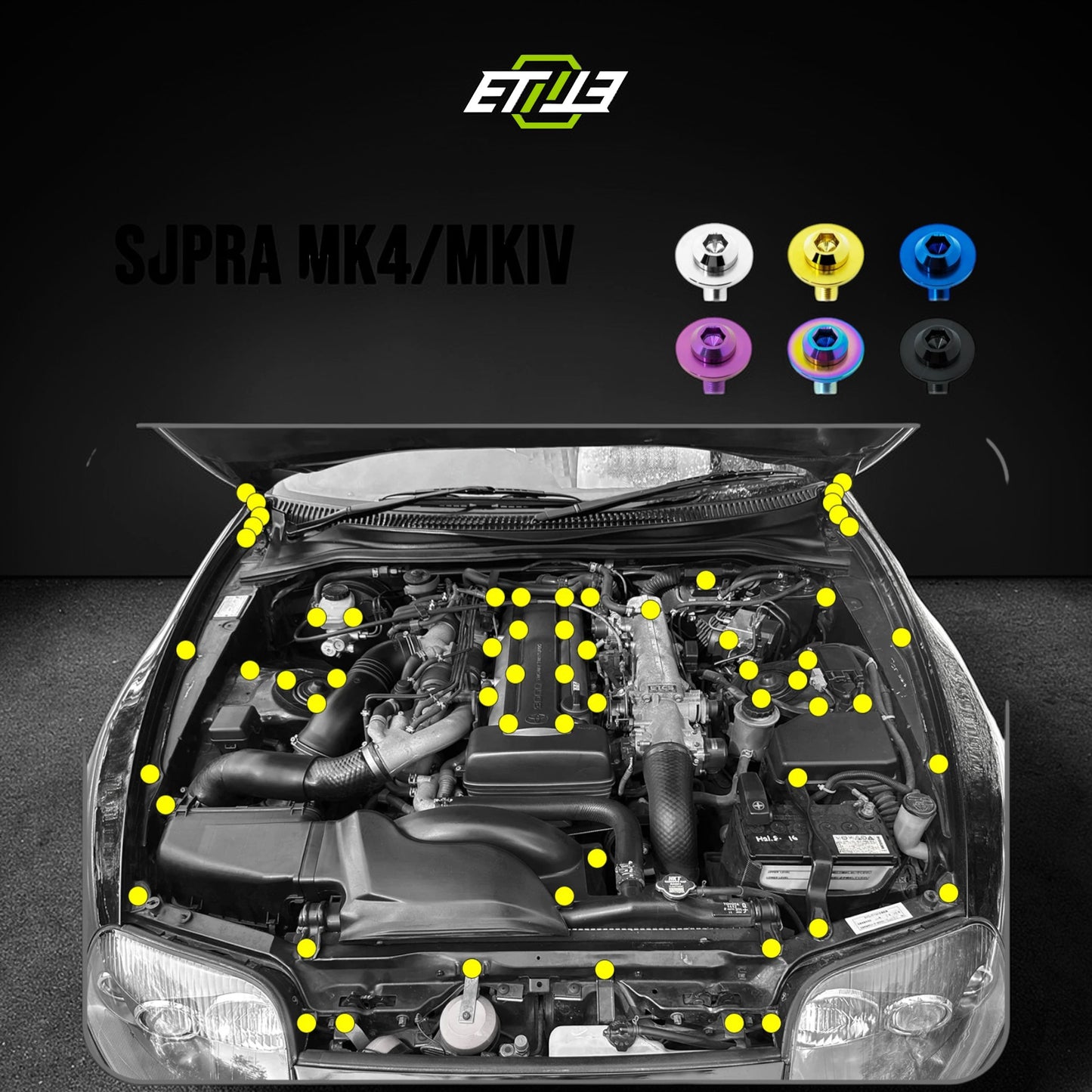 ETi Supra Titanium Bolt Kit