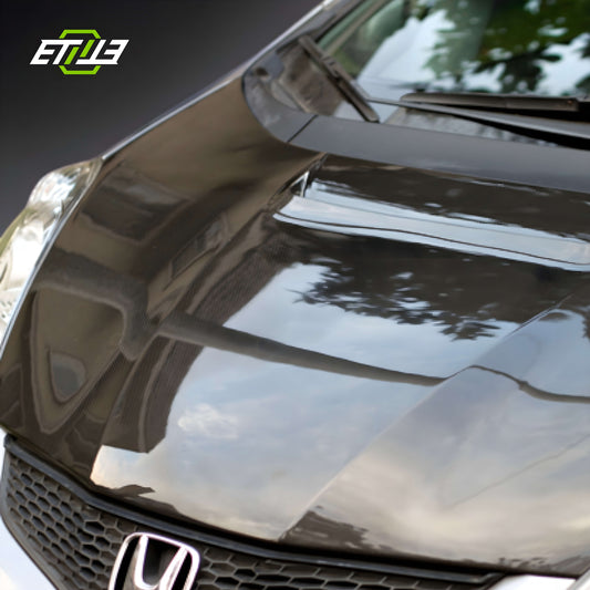 Honda Jazz GE 2007 INGS+1 Style Carbon Fiber Hood