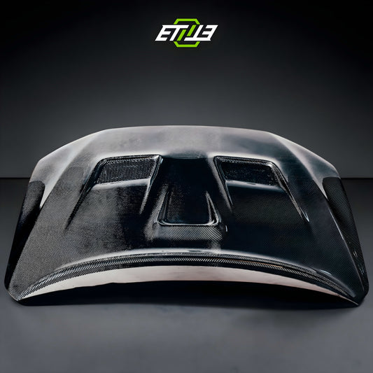 Mitsubishi EVO X Carbon Fiber Vented Hood