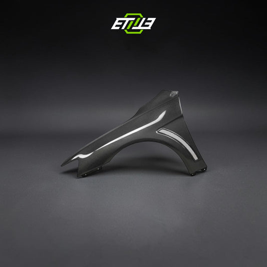 Mitsubishi Lancer Evolution X Carbon Fiber Front Fender Flare - Premium Aerodynamics Upgrade