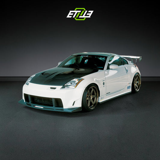 Nissan 350Z Ings+1 Style Full Bumper Body Kit | SKU: ETI-NISSAN-350-KIT-FRP | ID: 10658253930777 | Shopifydevstudio