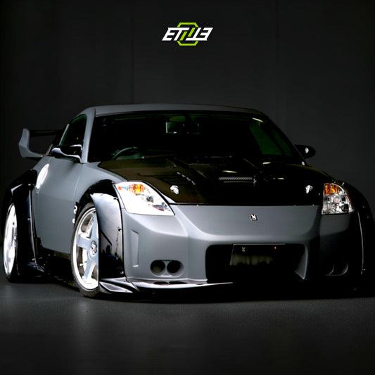 Nissan 350Z Veilside Style skirt kit 6pcs Body Kit | SKU: ETI-NISSAN-350-KIT-FRP | ID: 10658254487833 | Shopifydevstudio