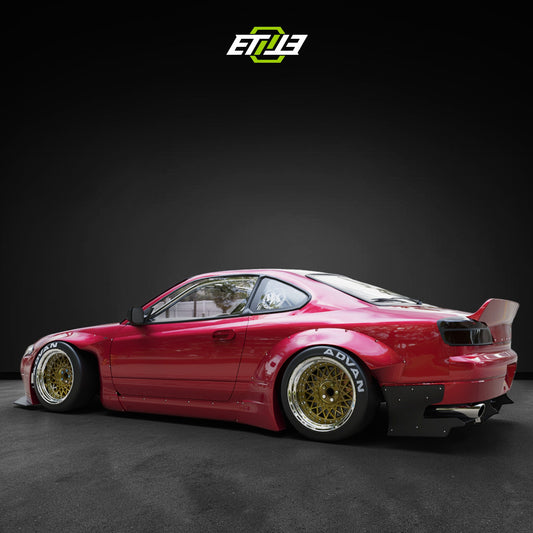 Nissan S15 Silvia Rocket Bunny Style Full Body Kit | SKU: UNKNOWN-SKU | ID: 10658238464281 | Shopifydevstudio