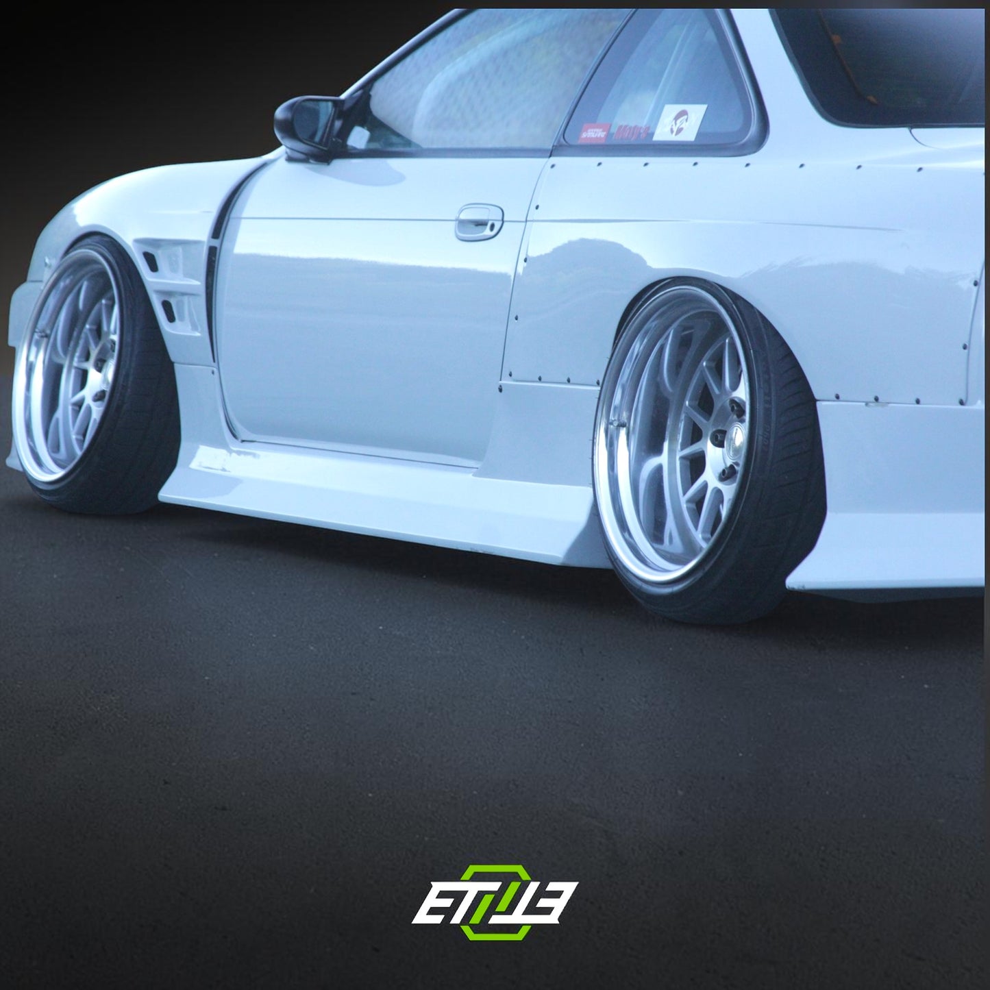 Nissan Silvia S14 MC D-Max Style Widebody Body Kit | SKU: ETI-NISSAN-SIL-KIT-FRP | ID: 10658255929625 | Shopifydevstudio