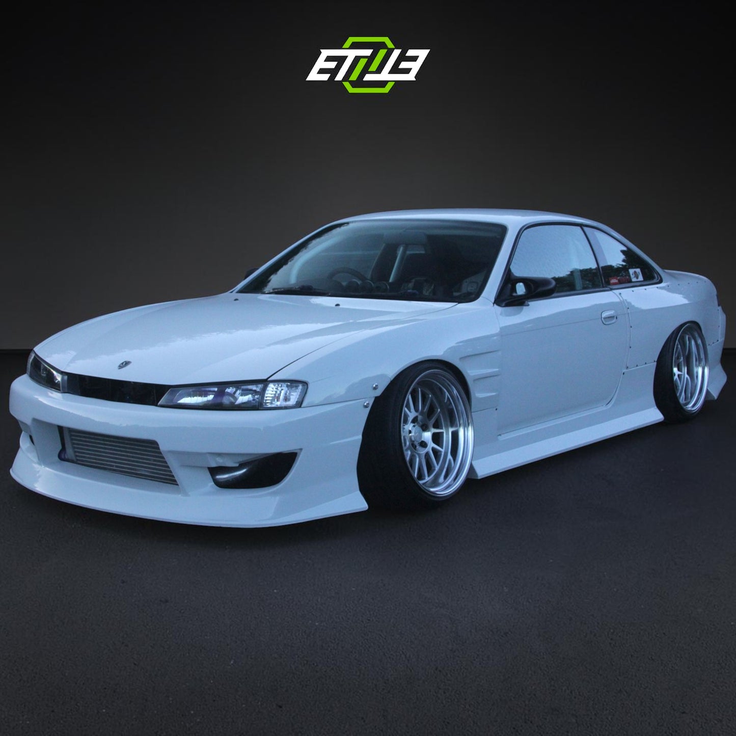 Nissan Silvia S14 MC D-Max Style Widebody Body Kit | SKU: ETI-NISSAN-SIL-KIT-FRP | ID: 10658255929625 | Shopifydevstudio