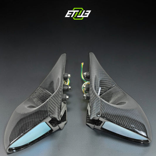 Nissan Skyline R32 & BNR32 GTR Carbon Fiber Ganador Style Full Carbon Fiber Electric Side Mirrors | SKU: UNKNOWN-SKU | ID: 10658247508249 | Shopifydevstudio